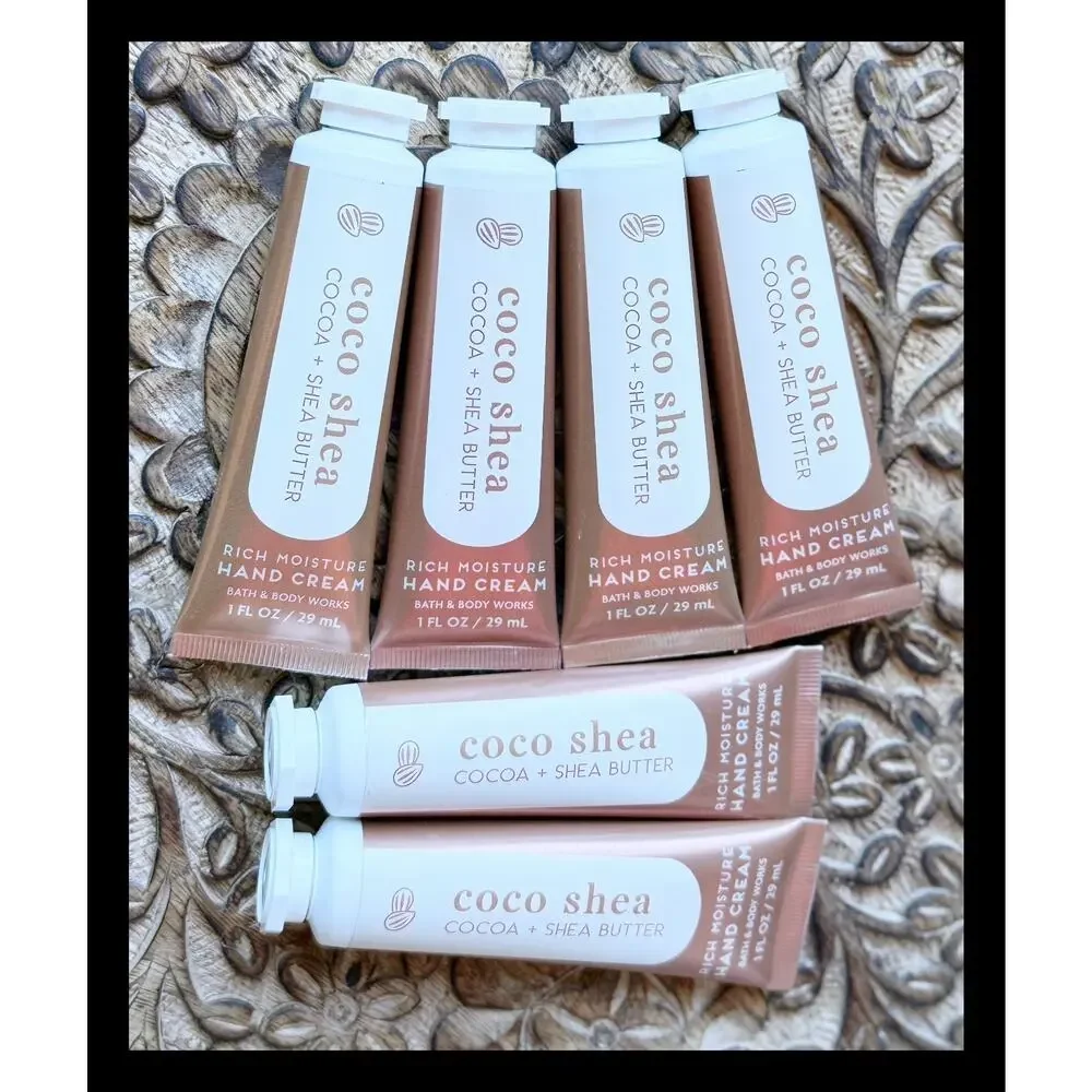 Bath & Body Works 1 fl oz Rich Moisture Hand Cream Coco Shea 6 pcs